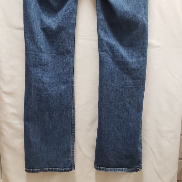 WHBM Baroque Embroidered Boot Cut Jeans Size 6 R WHITE HOUSE BLACK MARKET - Picture 10 of 16